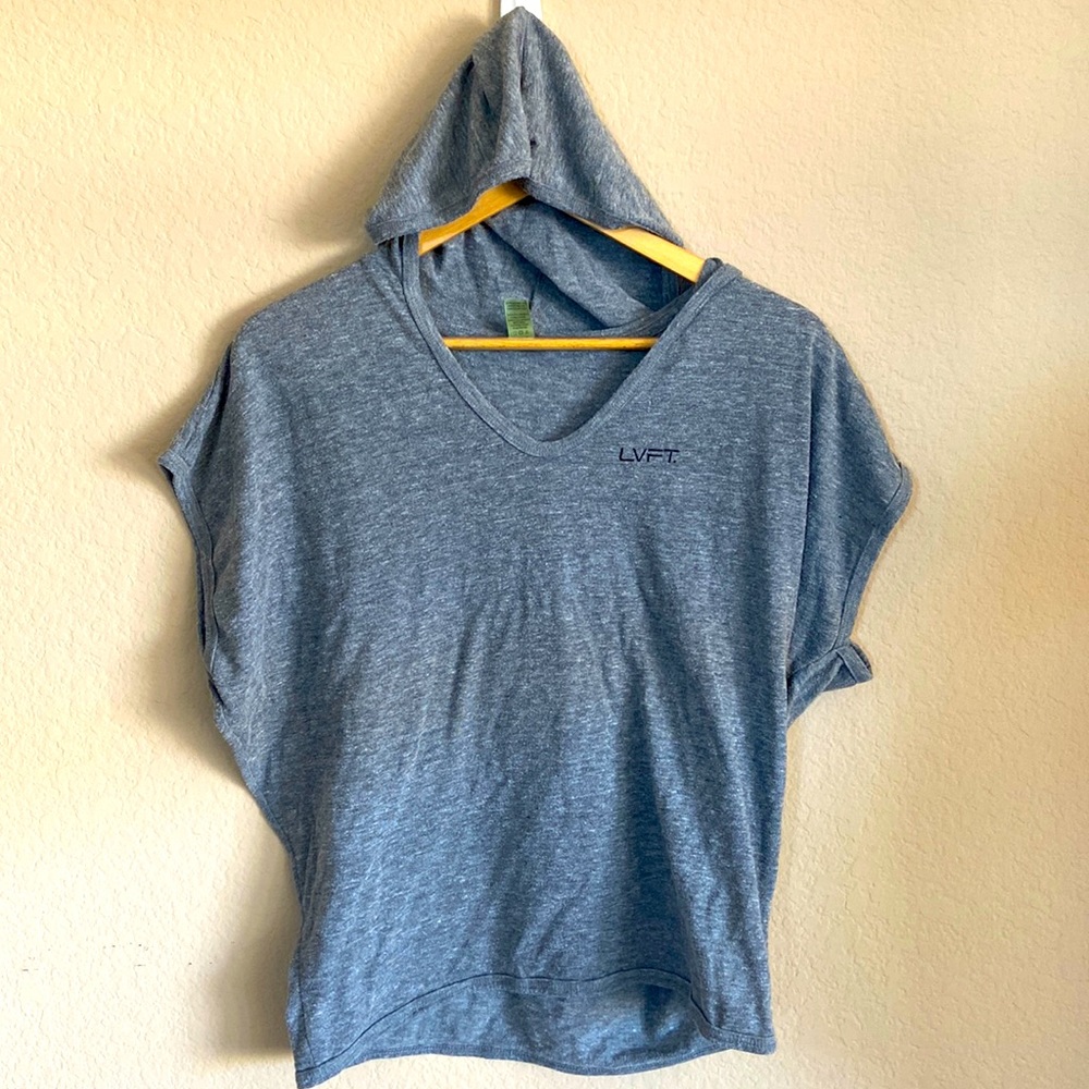 Alternative Earth dolman muscle sleeve hooded